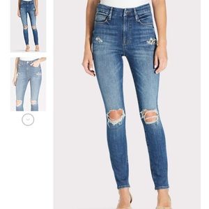GOOD AMERICAN JEANS SNAKE POCKETS BLUE322 00/24